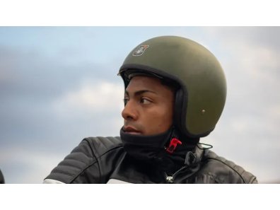 Casco MITT M750 Jet | Casco urbano retro ABS con visor solar y cierre micrométrico 2