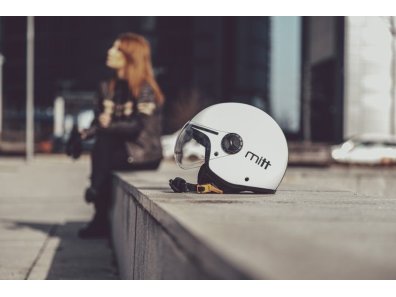 Casco MITT M730 Jet Retro | Casco urbano ABS con pantalla anti-scratch y cierre micrométrico