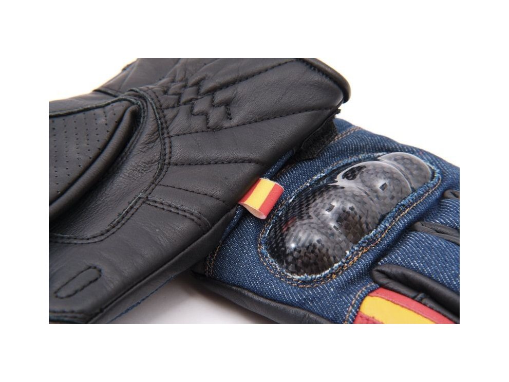 Guantes MITT Denim | Guantes moto de verano con diseño denim y refuerzos