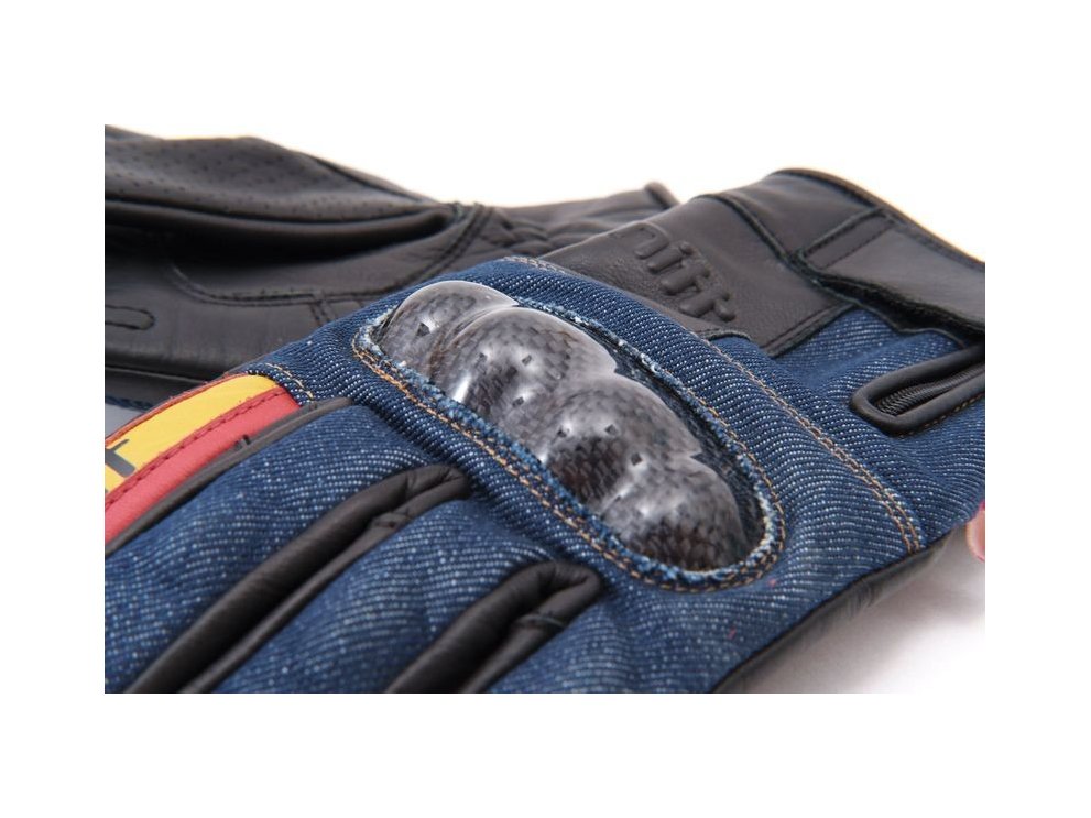 Guantes MITT Denim | Guantes moto de verano con diseño denim y refuerzos