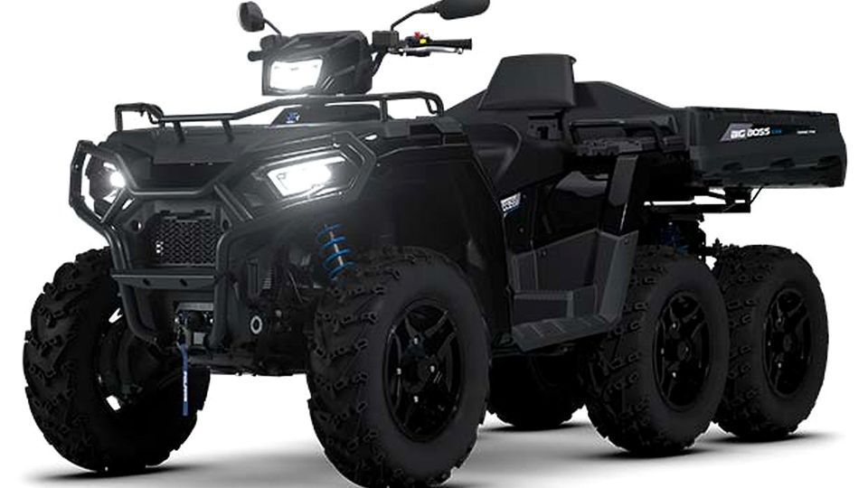 Polaris Sportsman 6x6 570 EPS Nordic Pro Onyx Black T1b 2026 en ruta off-road