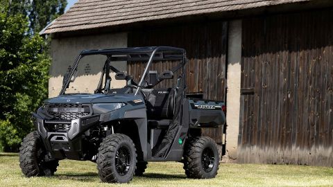 Polaris Ranger Diesel HD EPS Deluxe Blue Dusk T1b 2026 en ruta off-road