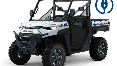 Polaris Ranger EV Full Size Ultimate Icy White Pearl 2026