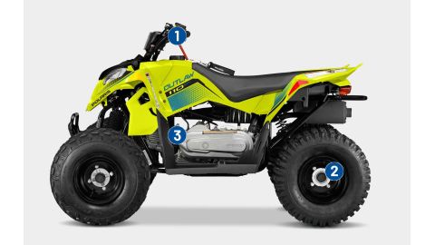 Polaris OUTLAW 110 EFI 2026 | ATV 112cc